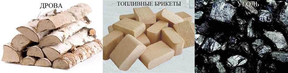 Пиролизные котлы - виды топлива
